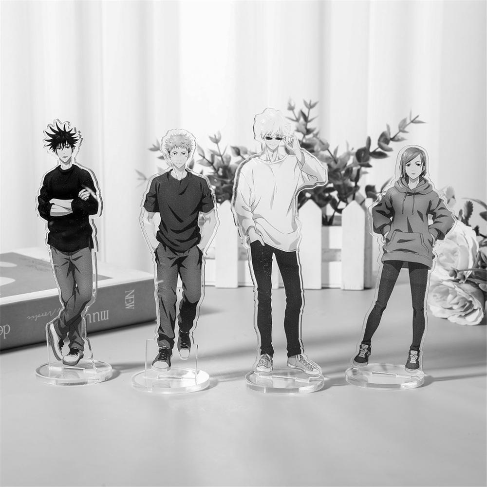 Lilyes Jujutsu Kaisen Mô Hình Đồ Chơi Dễ Thương Để Bàn Trang Trí Đĩa Đứng Fushigura Megumi Itadori Yuuji