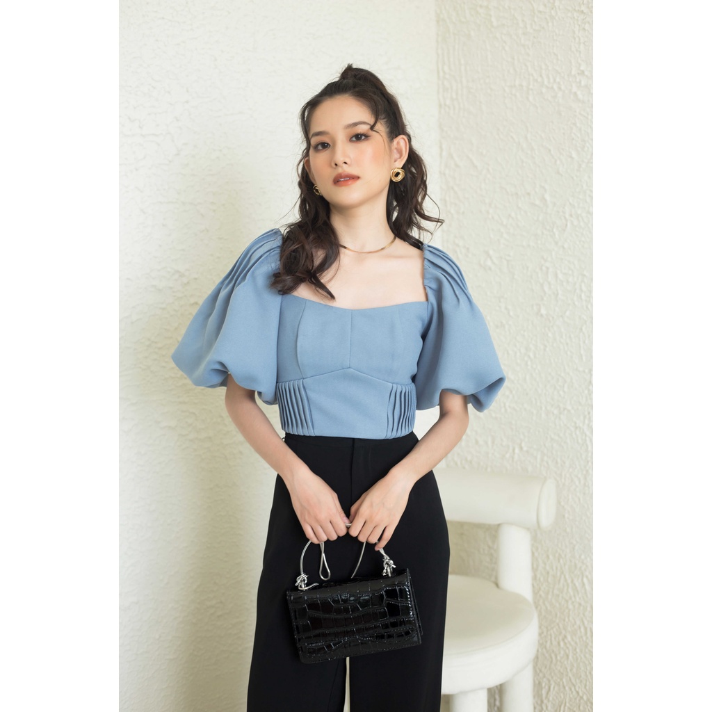 GOÛT DE JUN - Áo Croptop tay bồng - Todeli Top