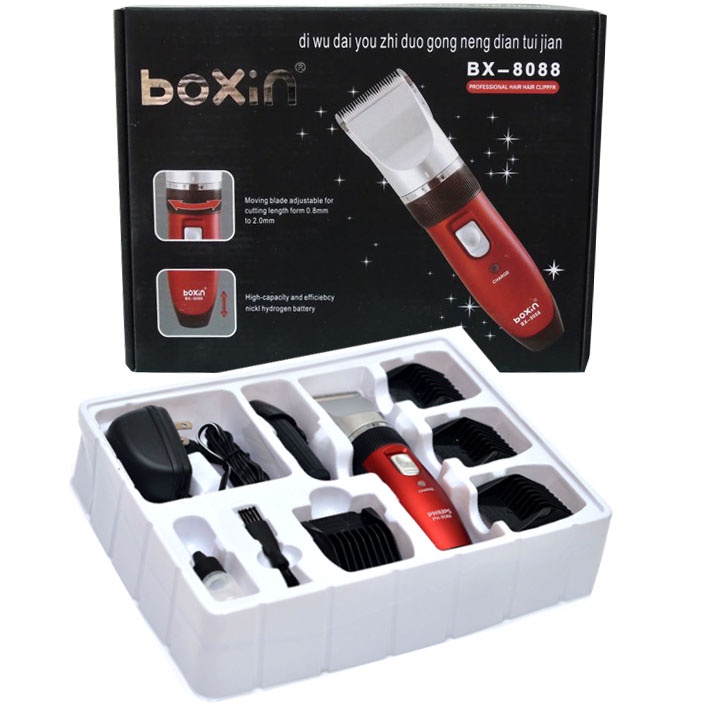 Tông Đơ Cắt Tóc chuyên nghiệp BOXIN BX 8088. Habor hành 6 tháng