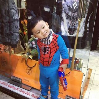 Bộ áo quần người nhện cho bé trai