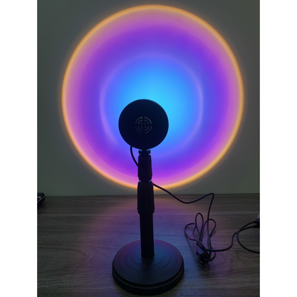 Đèn Led TikTok Hoàng Hôn 4 Màu Chụp Ảnh Sống Ảo, Quay Video Siêu Đẹp Cỡ 27cm