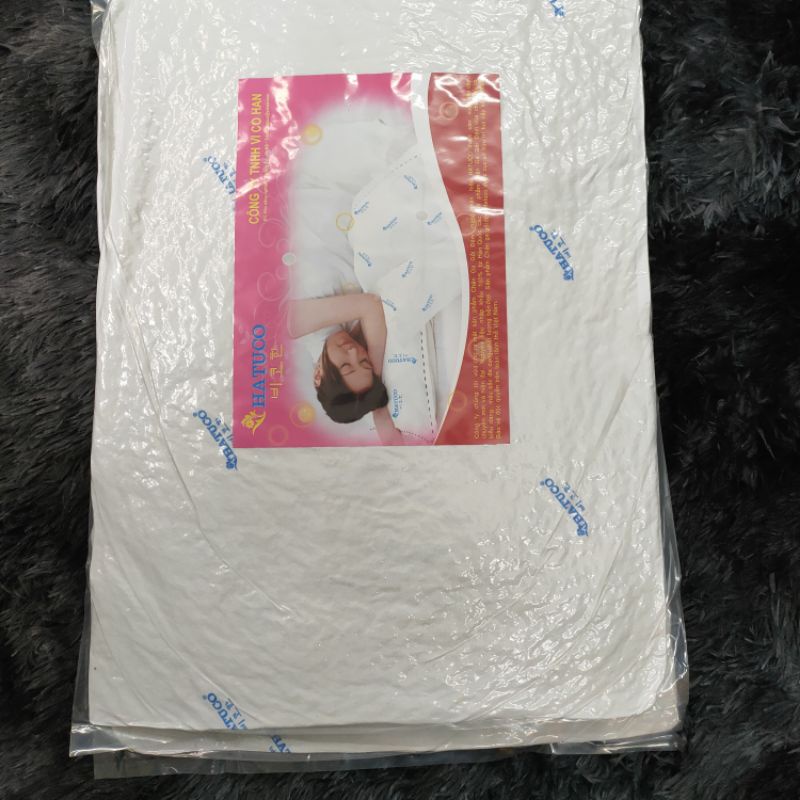 Ruột gối đầu , lõi gối HATUCO vải cotton bông trắng sạch size 45x65cm