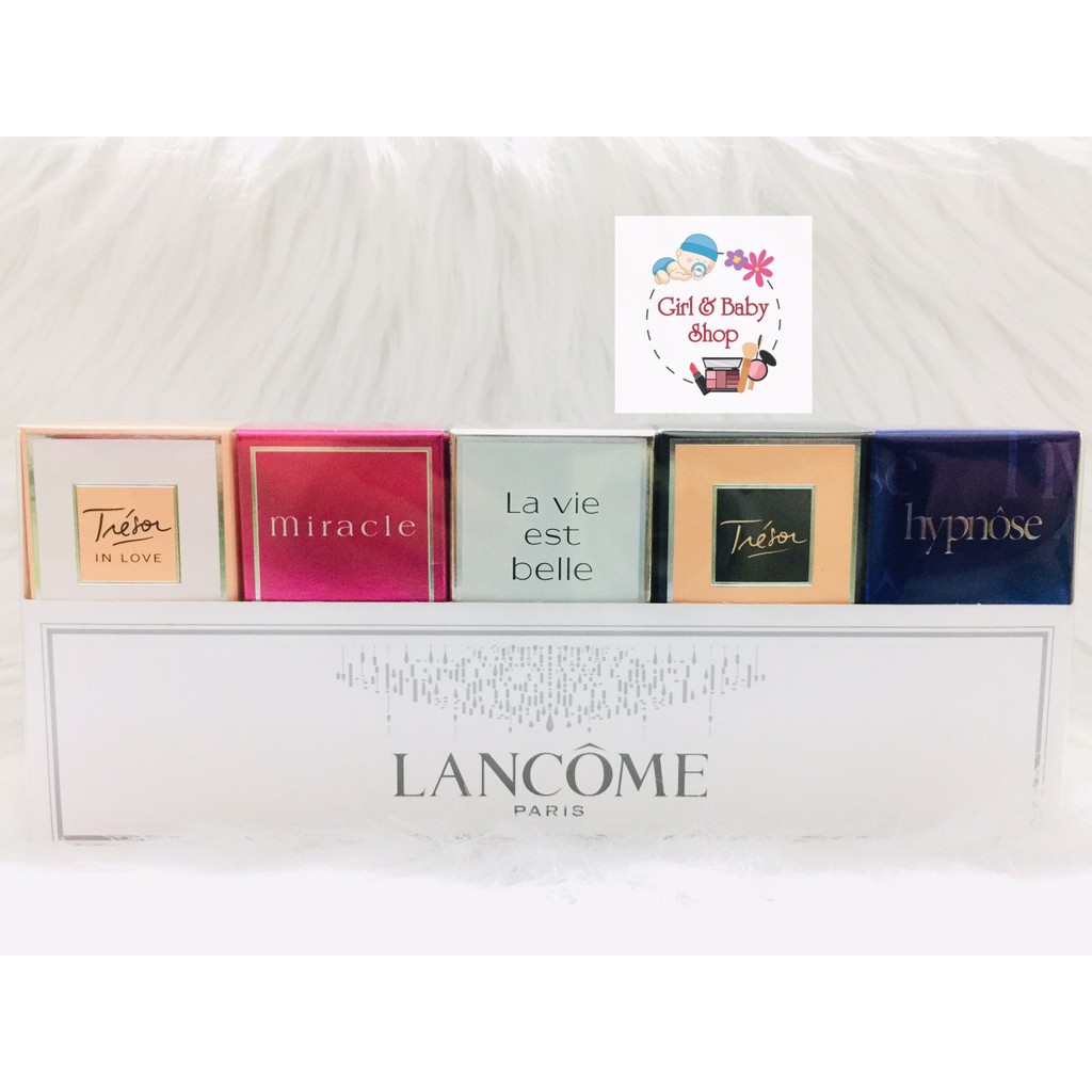 Bộ Giftset Lancome 5 Chai - The Best Of Lancome Fragrances