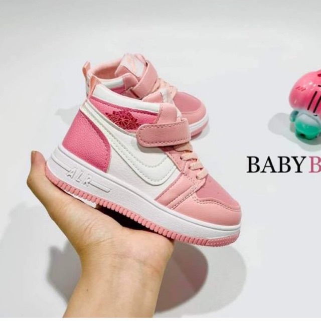 GIÀY BÉ GÁI , GIÀY SNEAKER CHO BÉ ,GIÀY TRẺ EM JD HỒNG ĐẬM