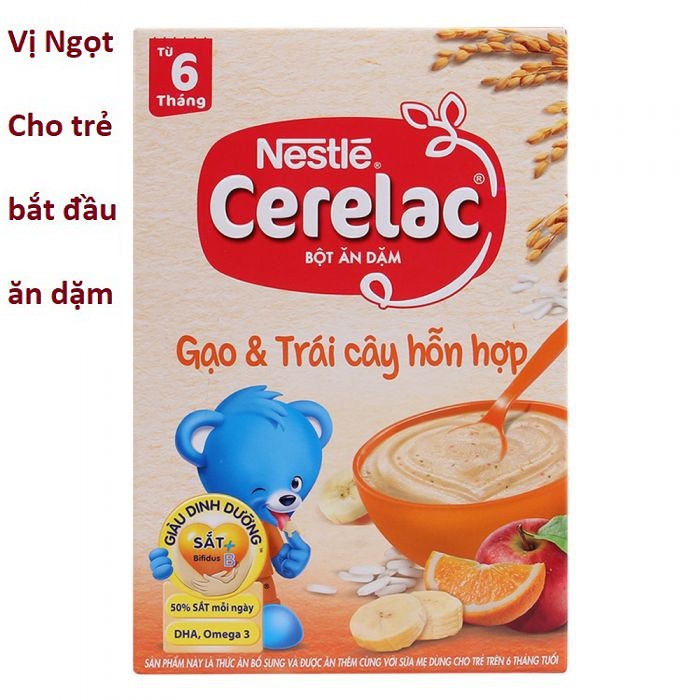 Bột ăn dặm Cerelac Nestle đủ vị [200g]