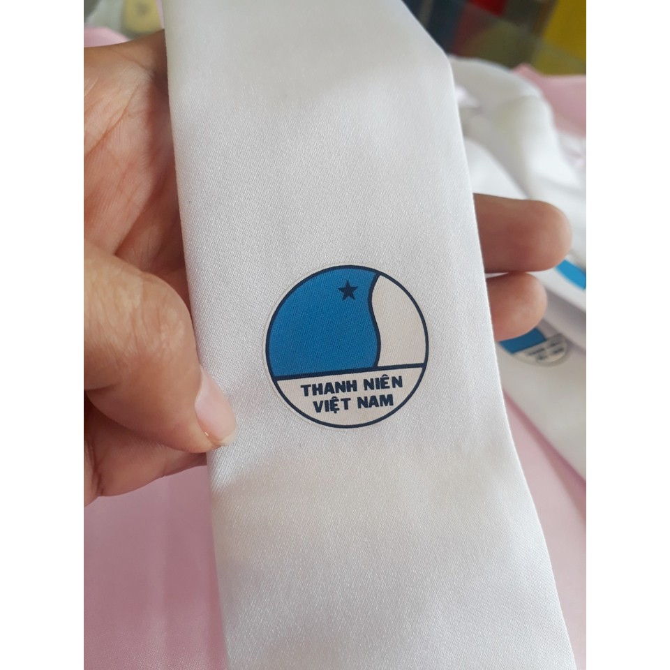Set 2 Caravat Logo Hội Liên Hiệp Thanh Niên Thắt Sẵn