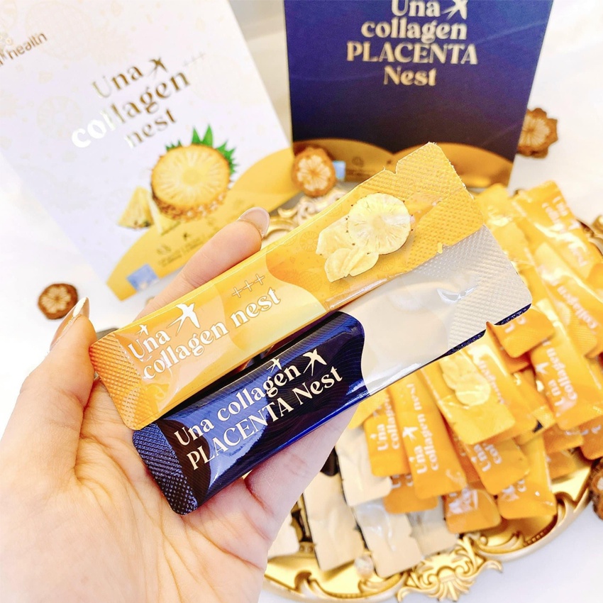 Combo 2 Hộp UNA COLLAGEN +++ NEST HẾT KHÔ HẠN, HỒI XUÂN, TRẺ HÓA VÀ GIẢM SẠM NÁM, TÀN NHANG