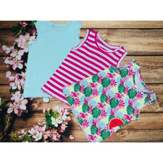 Set áo 3 lỗ bé gái matalan uk