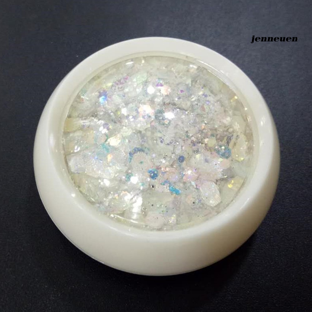 Hộp phấn kim tuyến trang trí móng tay nghệ thuật lấp lánh thời trang