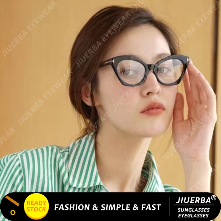 Kính mắt mèo chống tia bức xạ phong cách Hàn Quốc cổ điển thời trang cho nữ