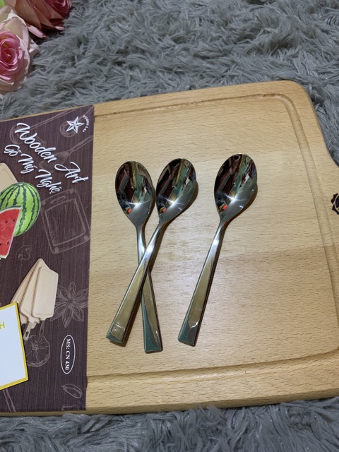 Thìa inox soup tròn cho bé