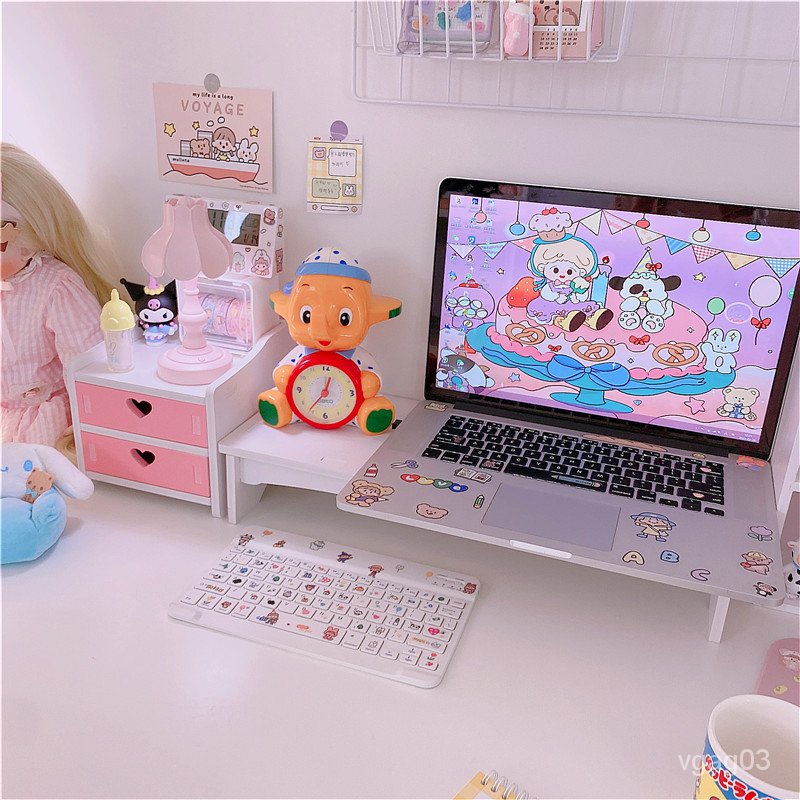 Giá Đỡ Màn Hình Máy Tính Hai Ngăn Để Bàn Tiện Dụng Cho Văn Phòng | BigBuy360 - bigbuy360.vn