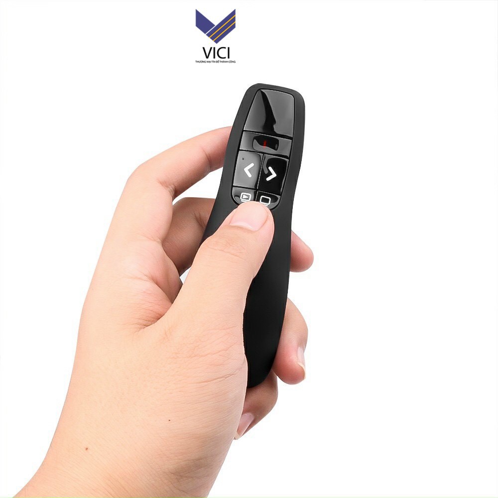 Bút chỉ trình chiếu slide mẫu mới 2023, thiết kế nhỏ gọn, dễ dàng sử dụng. Tặng kèm pin. Tia laser màu đỏ