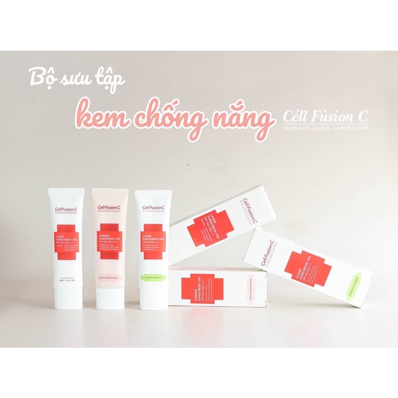 KEM CHỐNG NẮNG CELL FUSION C MINI 10ML