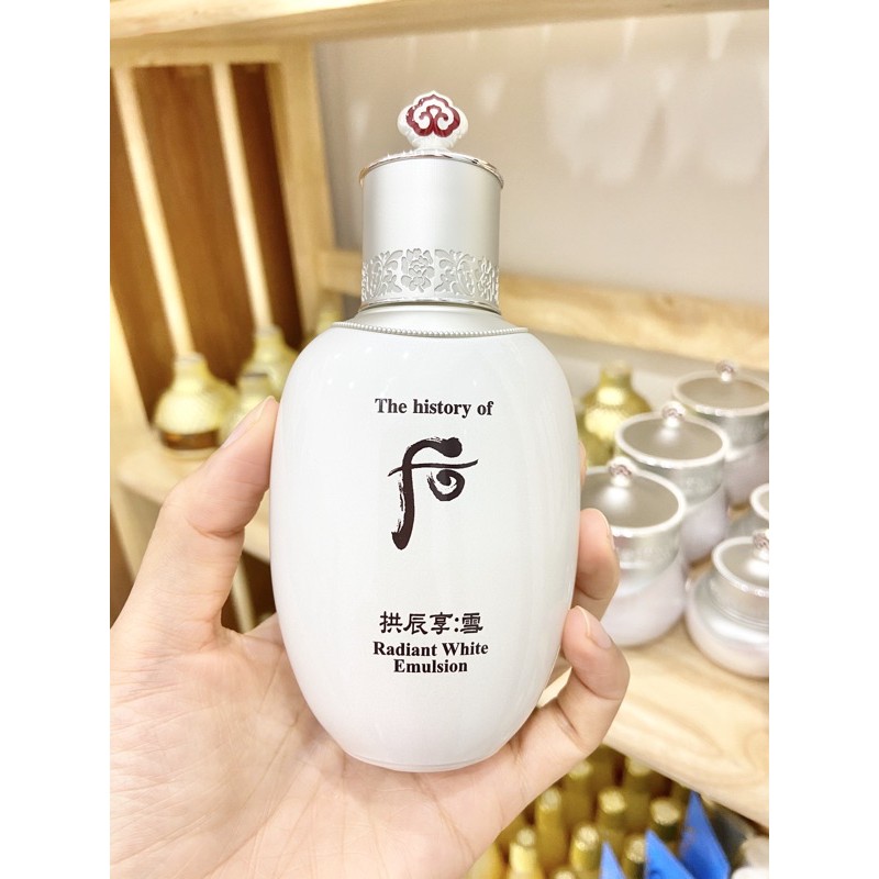 Tách Sét Chai sữa dưỡng trắng da Whoo Radiant White