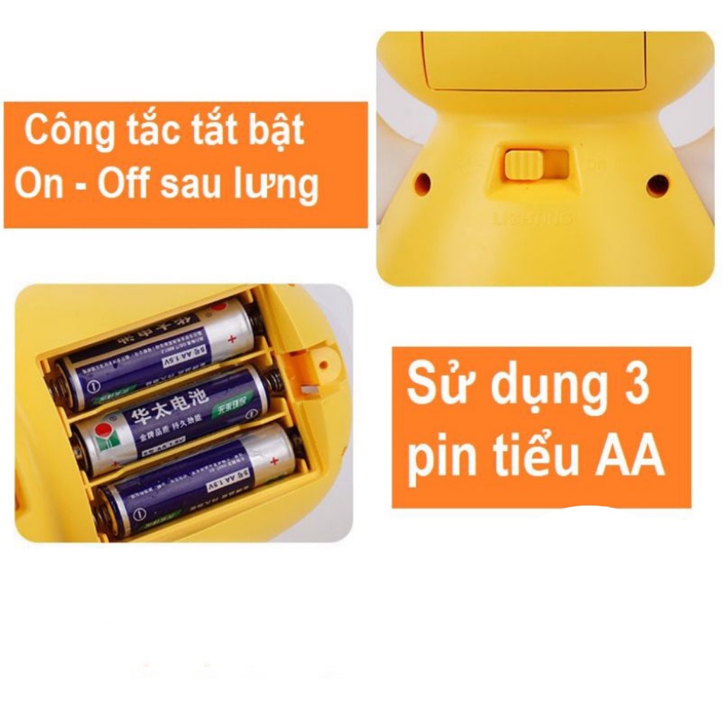 Đồ Chơi Chú Vịt Nhảy Múa Phát Nhạc Có Đèn Vui Nhộn, Vịt Nhảy Theo Nhạc Ngộ Nghĩnh Cho Bé