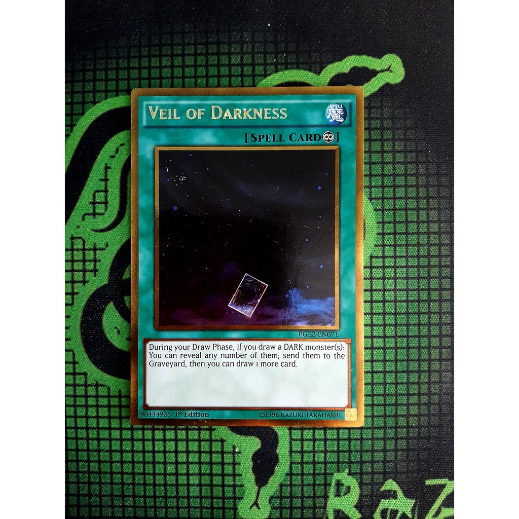 Thẻ Bài Yugioh Spell - Veil of Darkness - PGL2-EN071 - Gold Rare