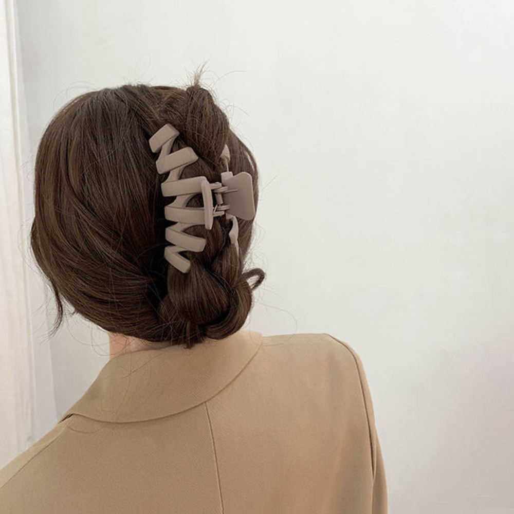 Kẹp tóc dạng móng vuốt màu kẹo ngọt cỡ lớn phong cách Hàn Quốc thời trang sành điệu cho nữ