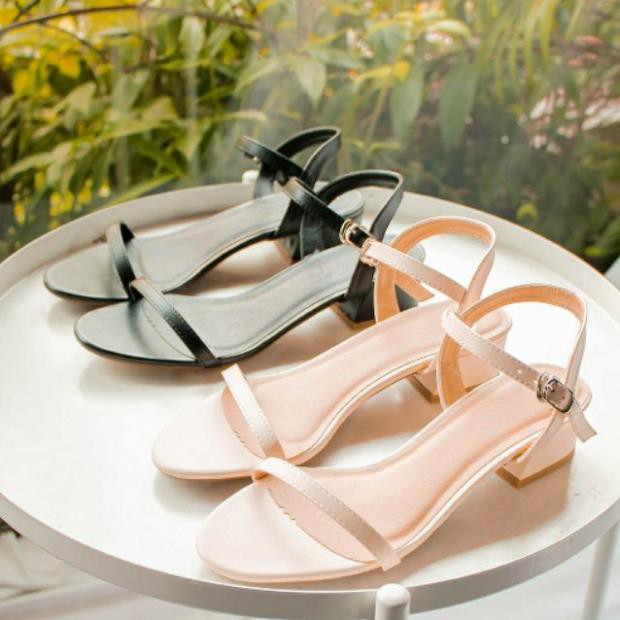 Giày sandal big size size lớn ngoại cỡ đế vuông 3 cm -h91