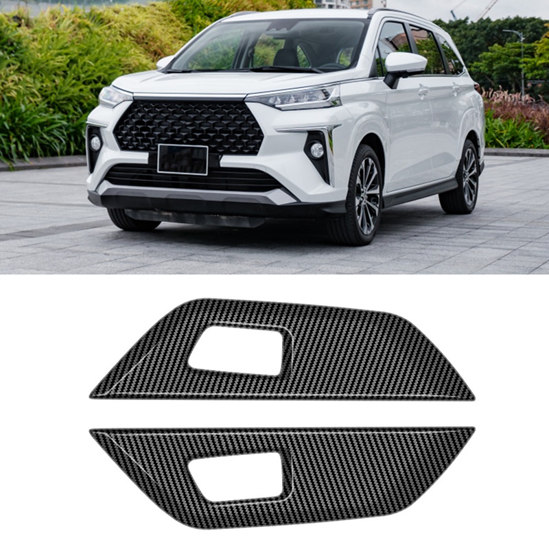 Khung Viền Sợi Carbon Trang Trí Nội Thất Xe Hơi Toyota Veloz Avanza 2022 +