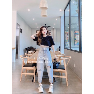 Quần baggy trơn 2 màu dễ mix đồ