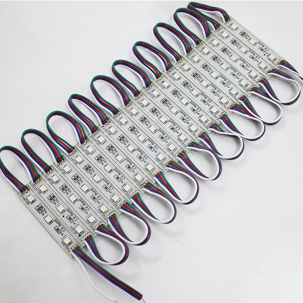 Led hắt RGB 5050 12v (20 led / vỉ)