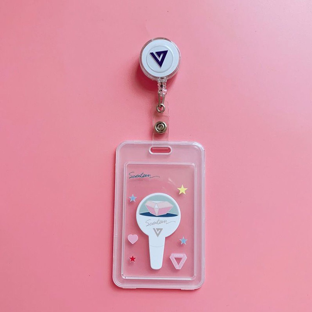 Khung đeo thẻ tên đa năng họa tiết nhóm nhạc Hàn Quốc BTS Blackpink Twice EXO GOT7