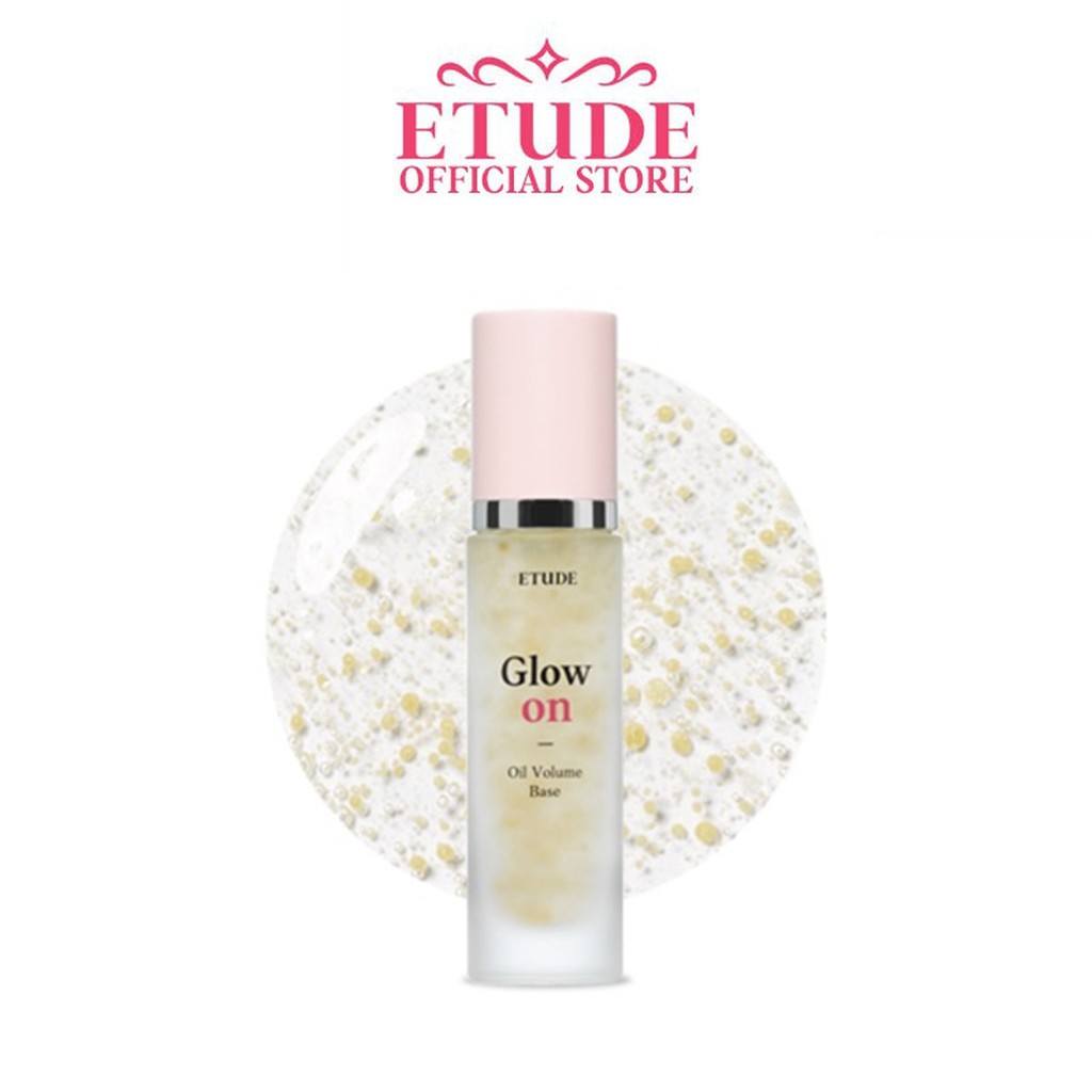 Tinh chất lót chứa dầu dưỡng bắt sáng ETUDE làm sáng da hiệu quả 30ml Glow On Base Oil Volume