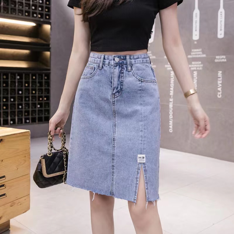 Chân Váy Chữ A Lưng Cao Thời Trang Hàn Quốc Cho Nữ