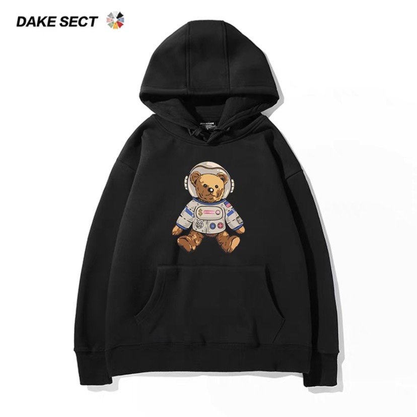 Áo khoác hoodies in hình gấu, ấm áp, thời trang. | BigBuy360 - bigbuy360.vn