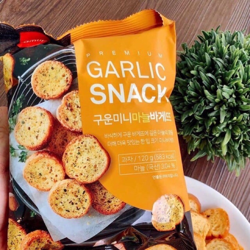 Bánh mì bơ tỏi hàn 28k/ 1 gói 120gr