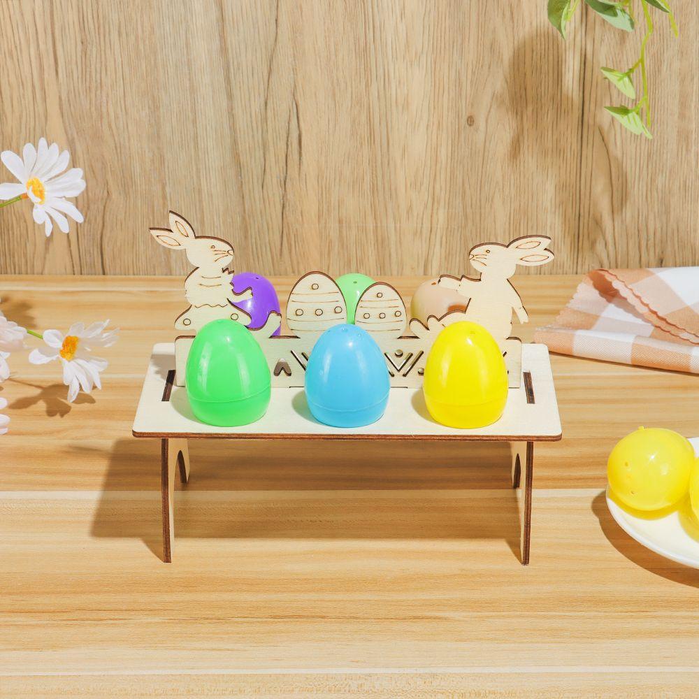 FOREVER Giá Đỡ Trứng Thủ Công Hình Chú Thỏ Độc Đáo Trang Trí Tiệc DIY