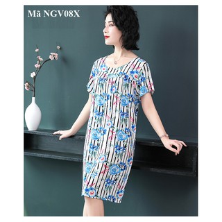 Siêu HOT Váy, đầm ngủ mặc nhà cho người trung niên quà tặng độc đáo cho mẹ yêu