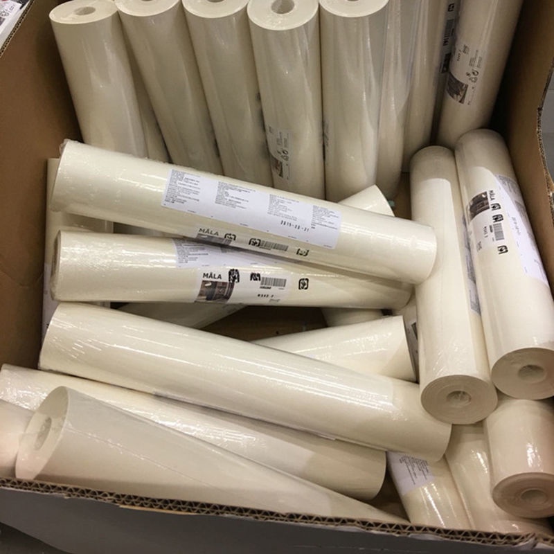 Cuộn Giấy Vẽ Tranh Ikea Mora Bằng Gỗ Trơn Để Bàn Cho Bé