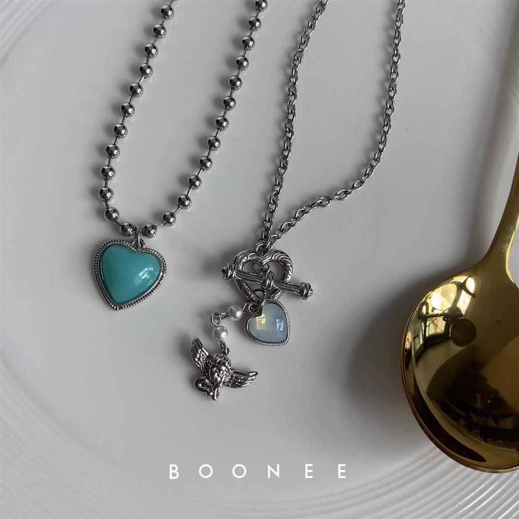 Ocean Love God Heart Necklace Necklace 202