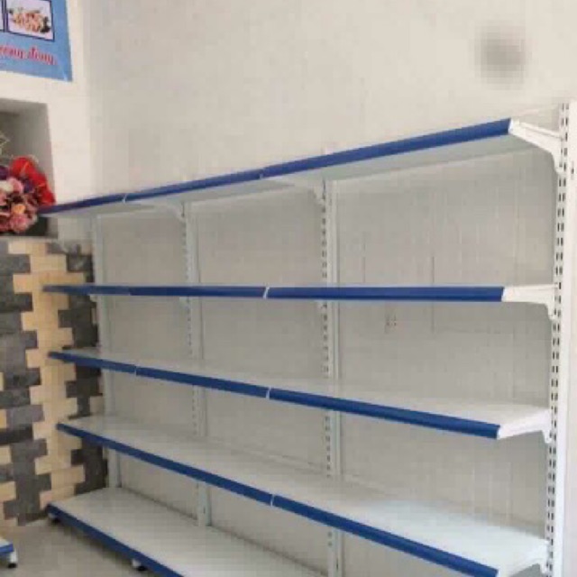 Kệ để hàng sát tường cao 1.8m dài 0,9m 5 tầng