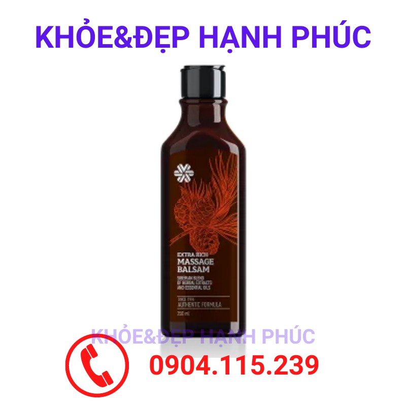 Dầu thơm Siberian Pure Herbs Collection Extra Rich Massage Balsam – 250ml/chai