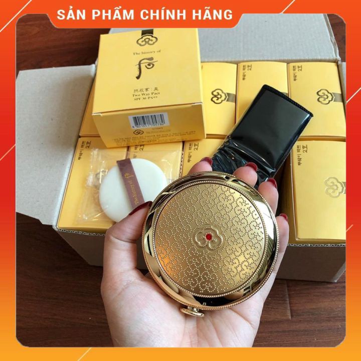 [Chính Hãng] Phấn Phủ Whoo Vàng Siêu Mịn Whoo Mi Two Way Pact & Whoo Mi Powder Pact 15g