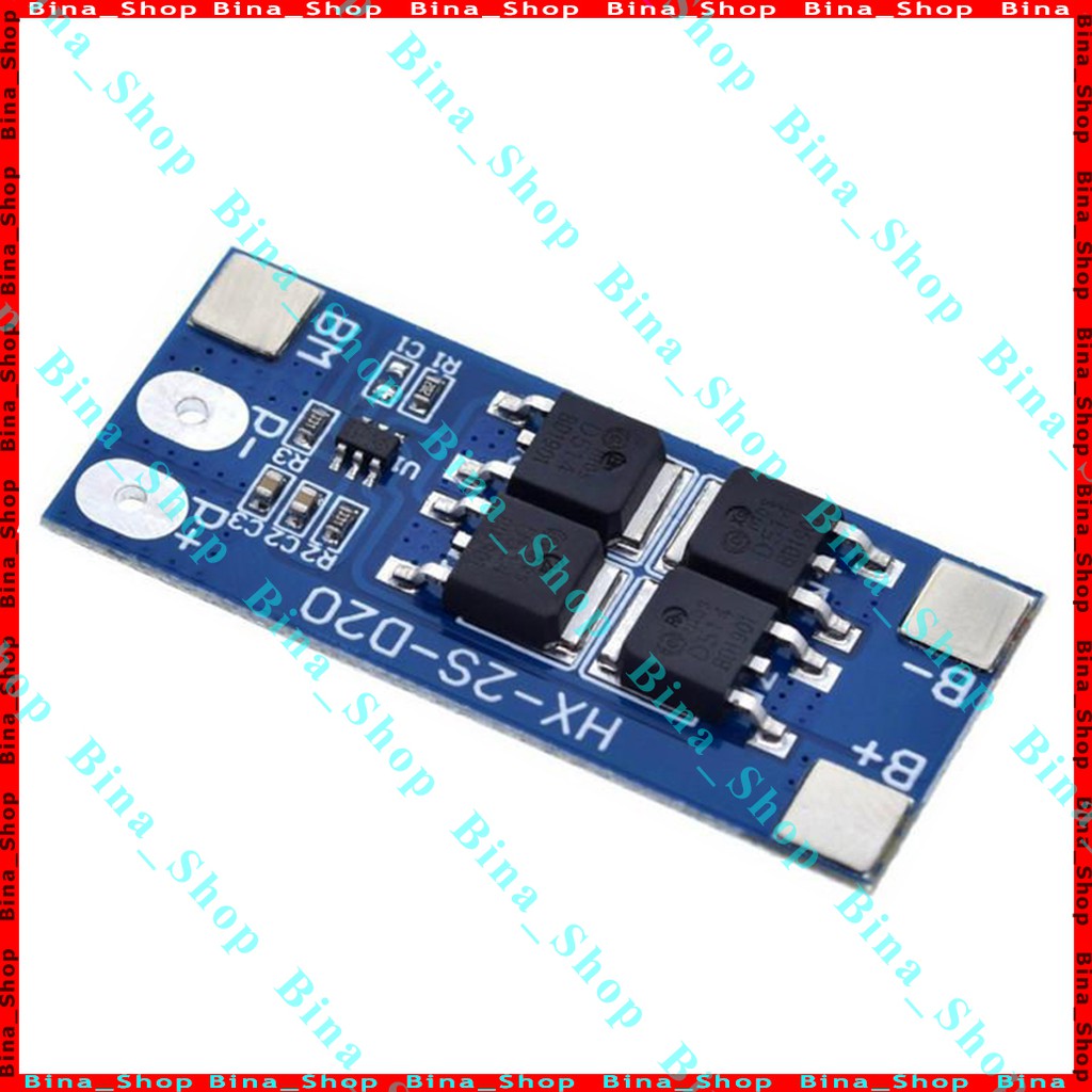 Mạch sạc bảo vệ pin Li-ion 18650 2S 7.4V-8.4V 20A HX-2S-D20
