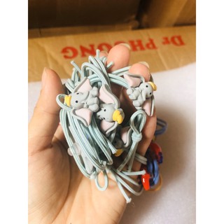[Freeship từ 50k] 1 dây cột tóc hình voi con dễ thương