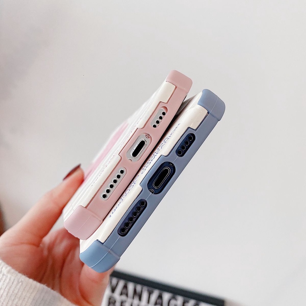 Ốp điện thoại silicon chống rơi thích hợp cho iPhone 12 12/11promax 7 8Plus SE X XS X