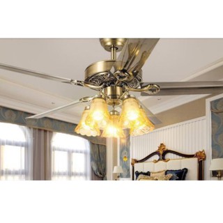 ĐÈN QUẠT TRẦN CÁNH SẮT CÓ ĐIỀU KHIỂN 102