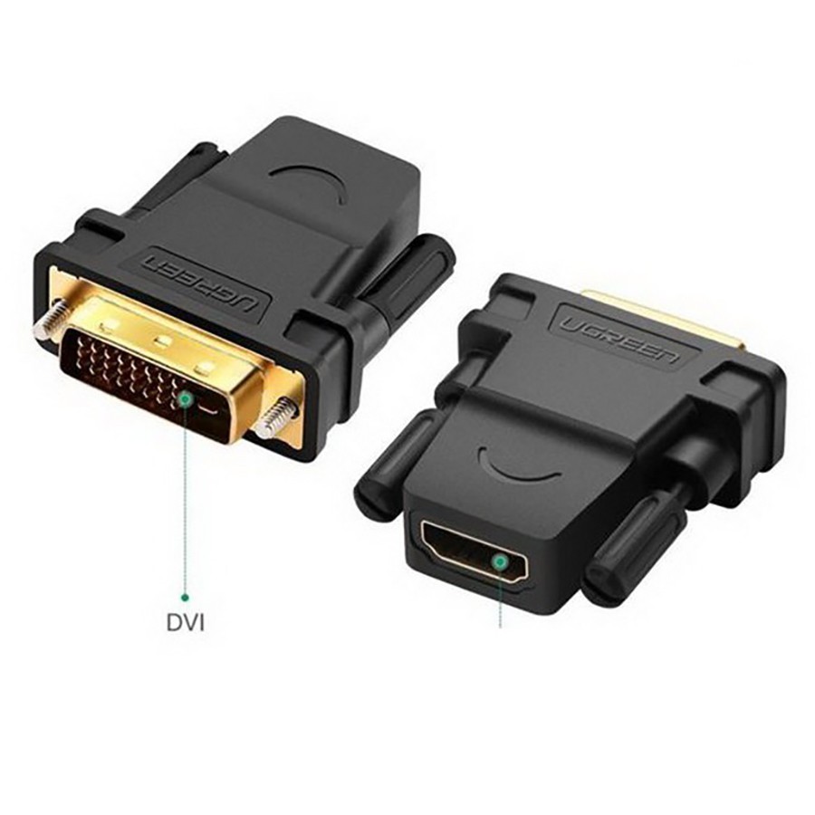 Ugreen 20124 - Đầu chuyển đổi DVI 24+1 to HDMI hàng chính hãng BH: 18T