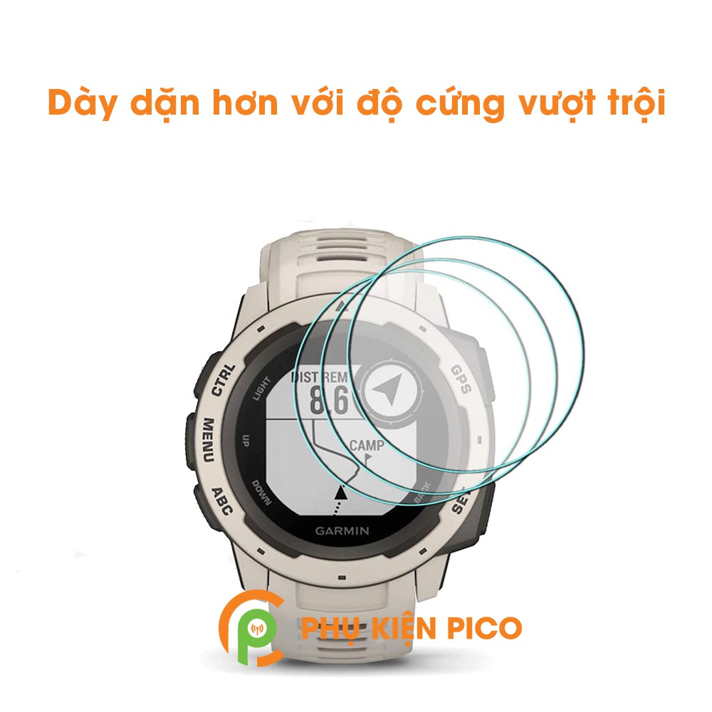 Kính cường lực đồng hồ Garmin Instinct trong suốt full màn hình độ cứng 9H