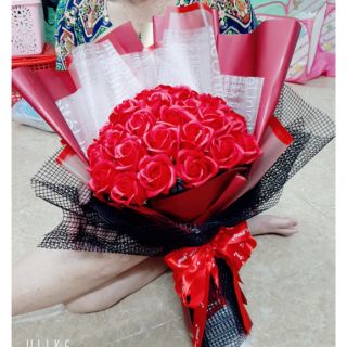 Bó hoa hồng sáp 40 bông