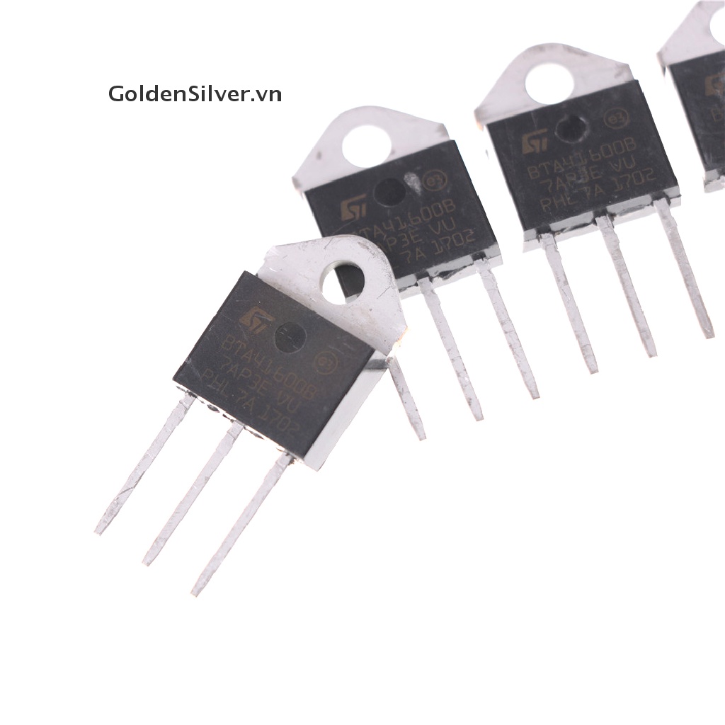 Bộ 5 Linh Kiện Điện Tử BTA41-600B Bằng Silicon TO-3P 40A