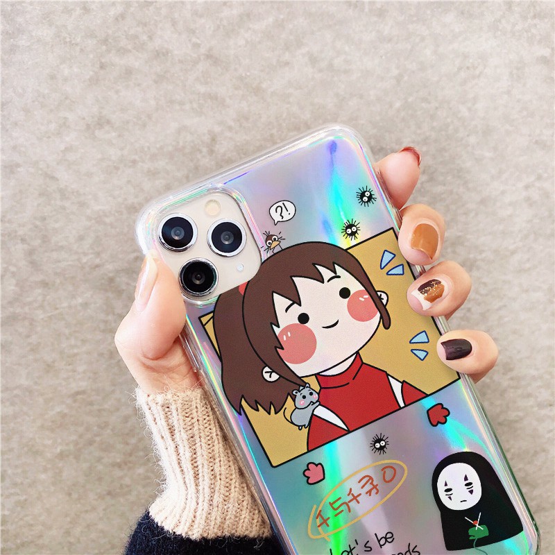 Ốp lưng iphone Anime Chibi phản quang 5/5s/6/6plus/6s/6splus/7/7plus/8/8plus/x/xr/xs/11/12/pro/max/plus/promax