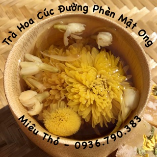Trà hoa cúc đường phèn mật ong