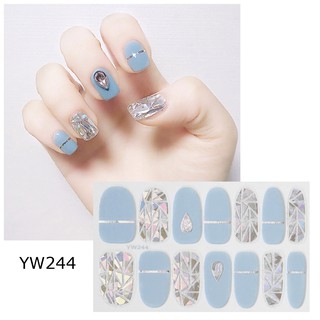 Miếng dán móng tay Sequin - Nail Wraps (14 miếng dán khô)