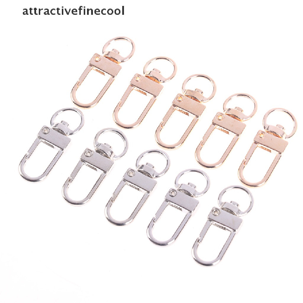 Set 10 Móc Khóa Tôm Hùm Kích Thước 13 * 34mm Dùng Để Làm Trang Sức Thủ Công